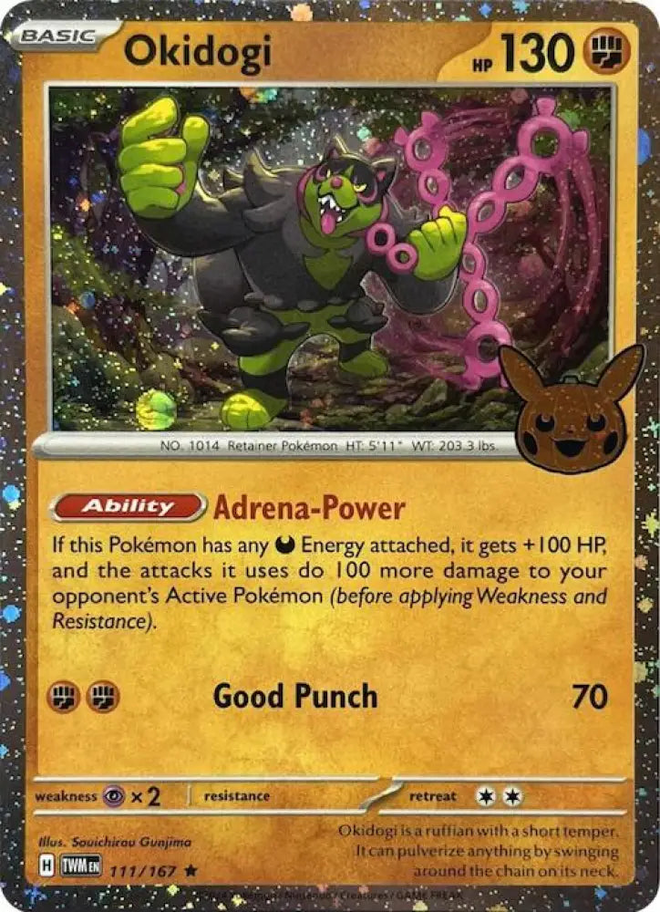 Okidogi (111/167) (Cosmos Holo) [Trick or Trade] - Pokemon Single