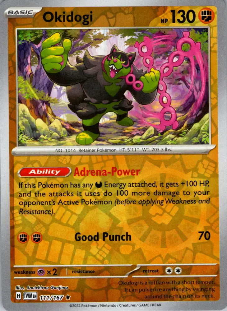 Okidogi (111/167) [Scarlet & Violet: Twilight Masquerade] - Pokemon Single