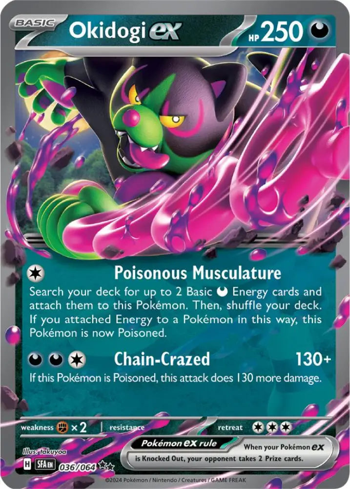 Okidogi ex (036/064) [Scarlet & Violet: Shrouded Fable] - Pokemon Single
