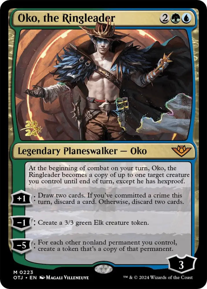 Oko the Ringleader [Outlaws of Thunder Junction Prerelease Promos] - MTG Single