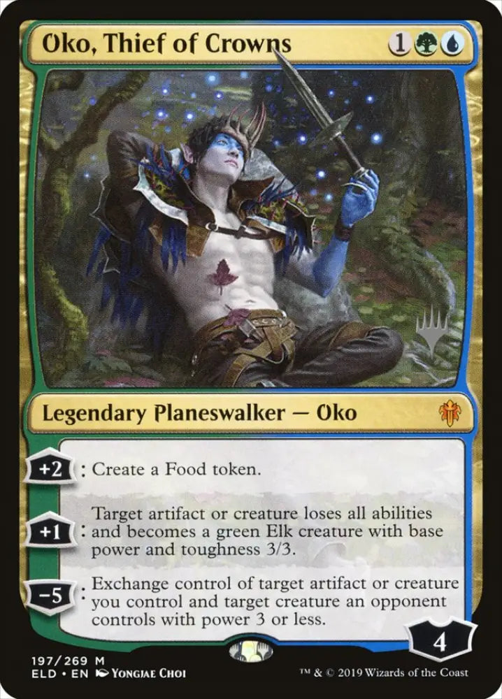 Oko Thief of Crowns (Promo Pack) [Throne of Eldraine Promos] - MTG Single