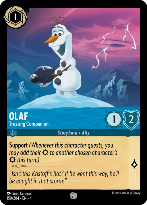 Olaf - Trusting Companion (150/204) [Ursula’s Return] - Lorcana Single