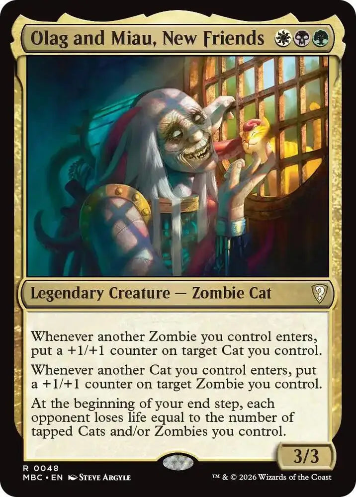 Olag and Miau, New Friends (48) [Mystery Booster Commander Edition]