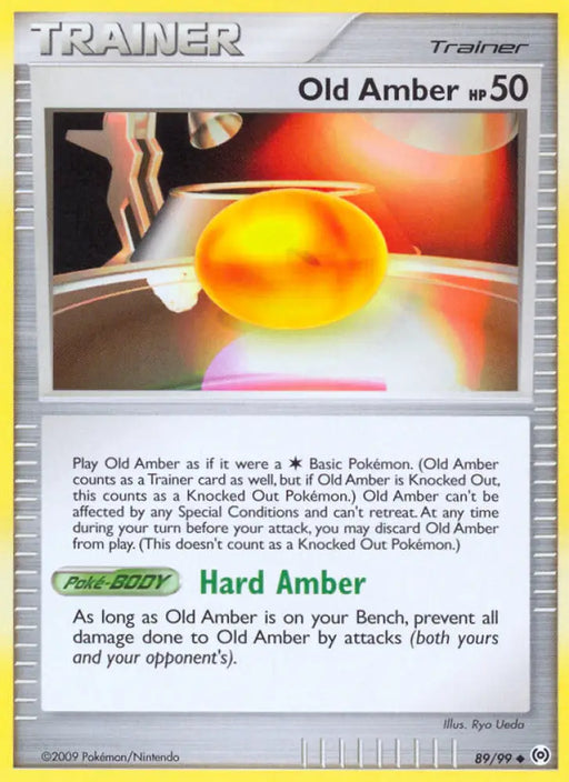 Old Amber (89/99) [Platinum: Arceus] - Pokemon Single