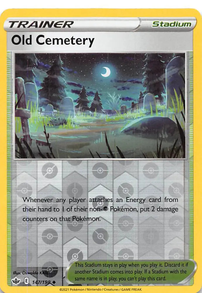 Old Cemetery (147/198) [Sword & Shield: Chilling Reign] - Pokemon Single