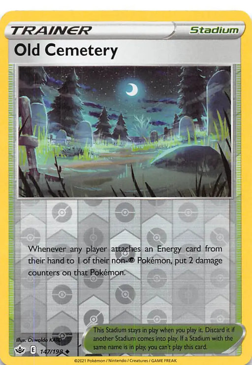 Old Cemetery (147/198) [Sword & Shield: Chilling Reign] - Pokemon Single