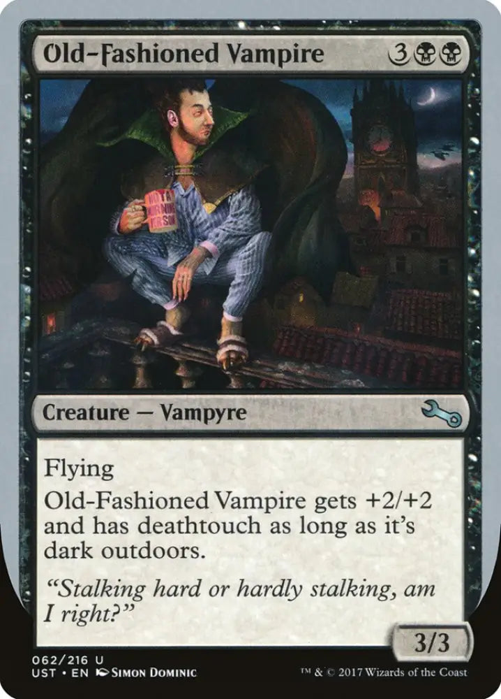 Old-Fashioned Vampire [Unstable] - MTG Single