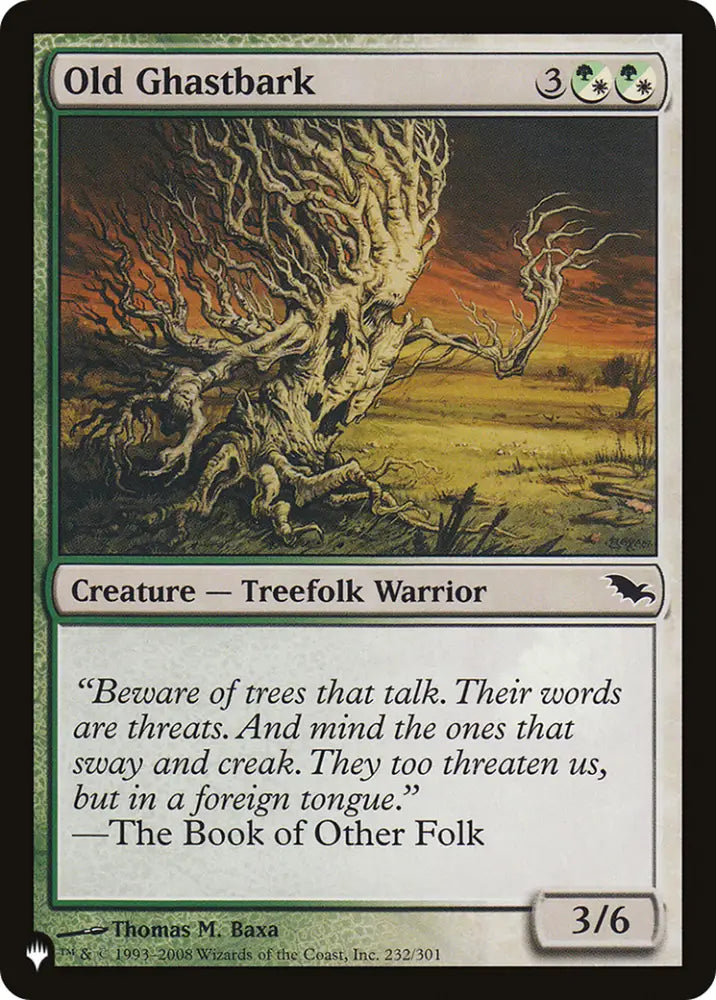 Old Ghastbark [The List] - MTG Single