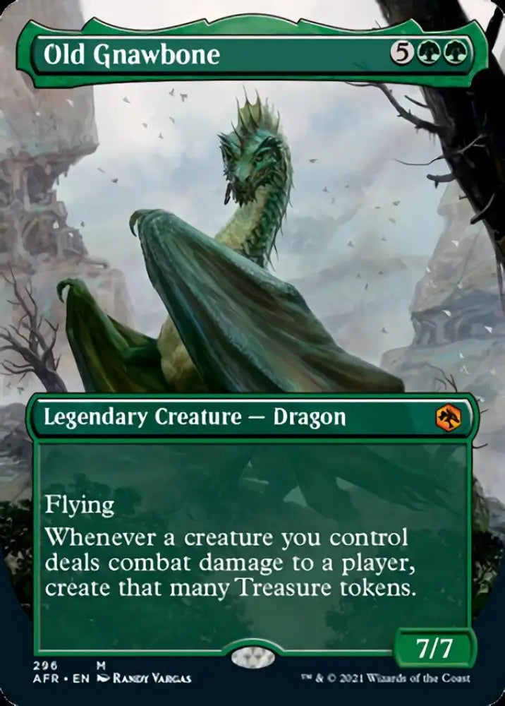 Old Gnawbone (Borderless Alternate Art) [Dungeons & Dragons: Adventures in the Forgotten Realms] - MTG Single