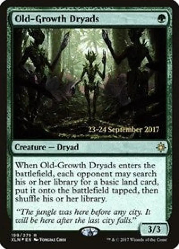Old-Growth Dryads (199) [Prerelease Cards]