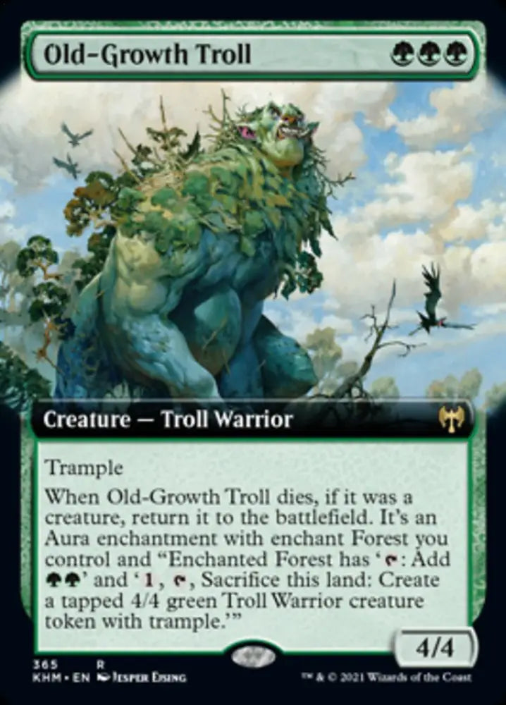 Old-Growth Troll (Extended Art) [Kaldheim] - MTG Single