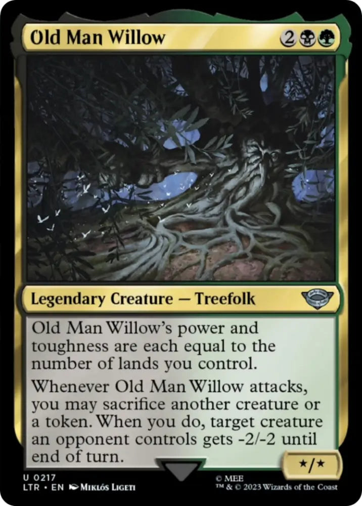 Old Man Willow [The Lord of the Rings: Tales of Middle-Earth] - MTG Single