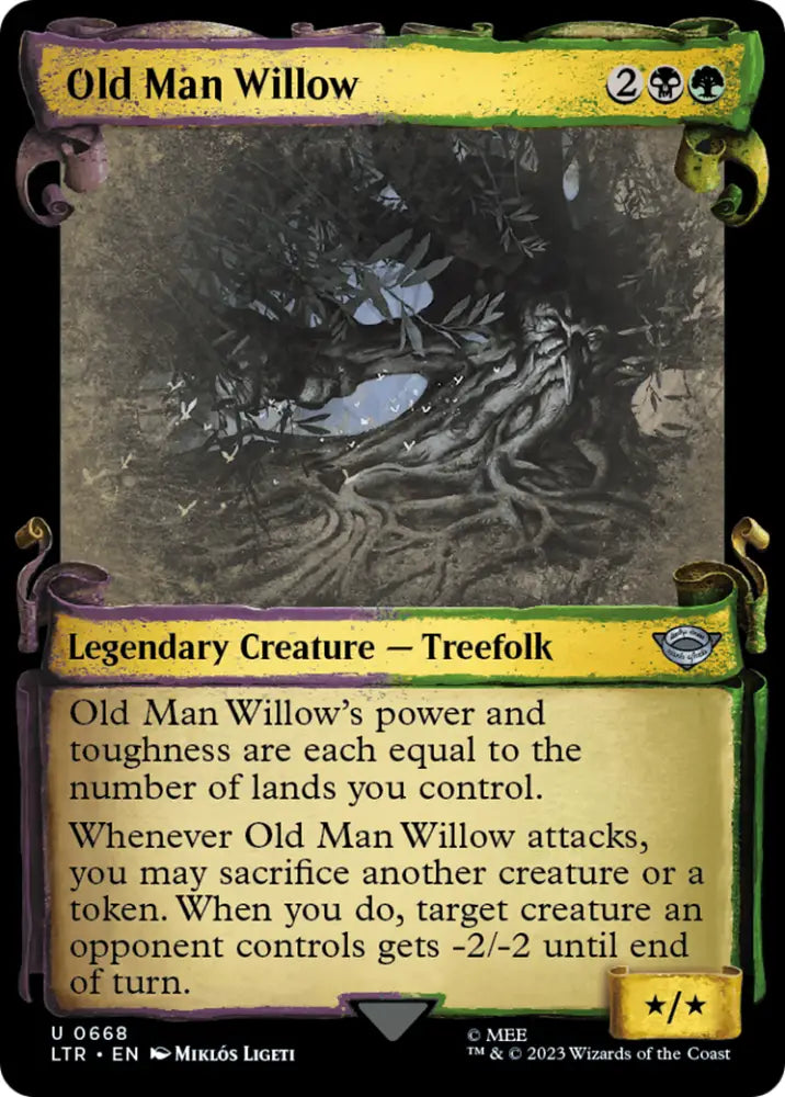 Old Man Willow [The Lord of the Rings: Tales of Middle-Earth Showcase Scrolls] - MTG Single