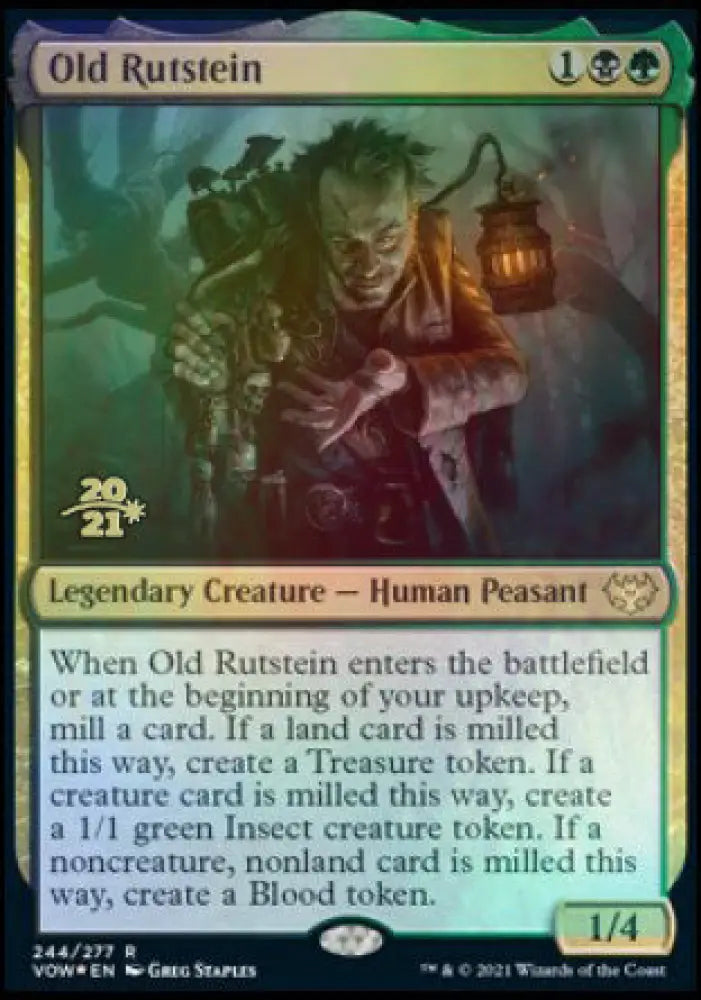 Old Rutstein [Innistrad: Crimson Vow Prerelease Promos] - MTG Single