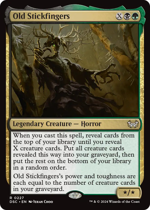 Old Stickfingers [Duskmourn: House of Horror Commander] - MTG Single