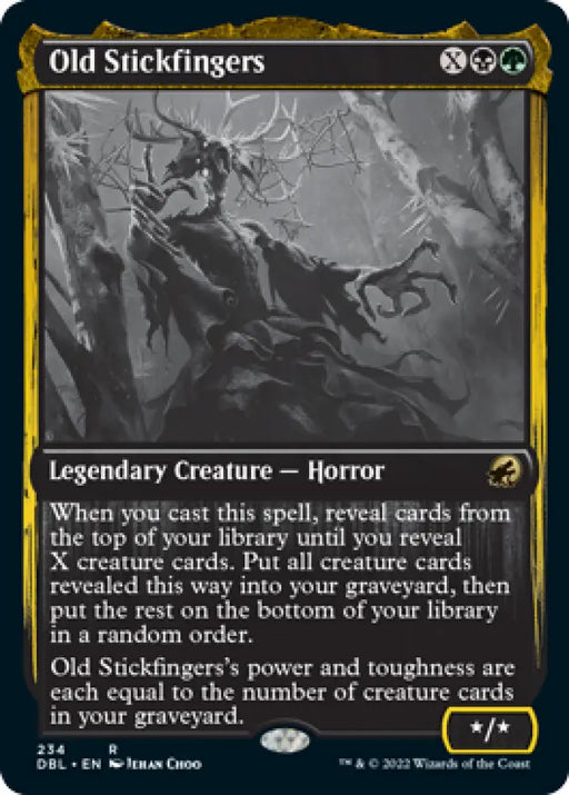 Old Stickfingers [Innistrad: Double Feature] - MTG Single