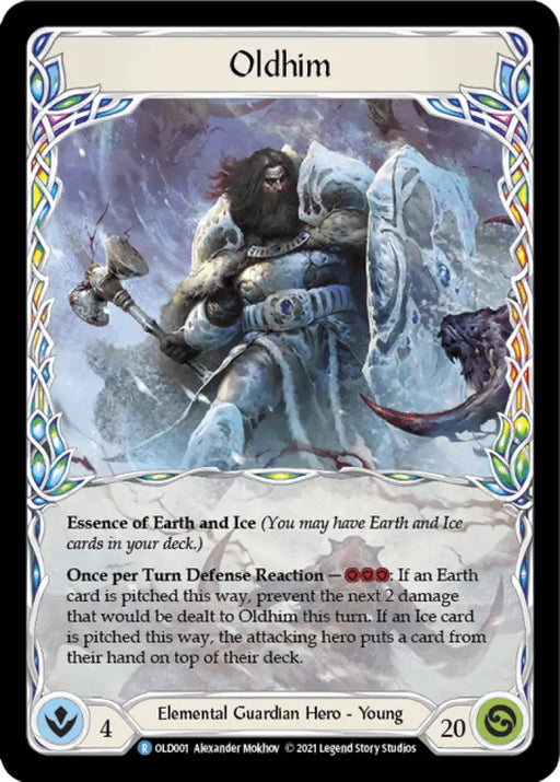Oldhim [Tales of Aria Blitz Deck] 1st Edition Rainbow Foil - Flesh And Blood Single