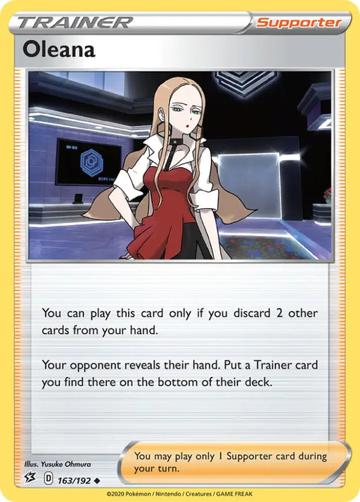 Oleana (163/192) [Sword & Shield: Rebel Clash] - Pokemon Single