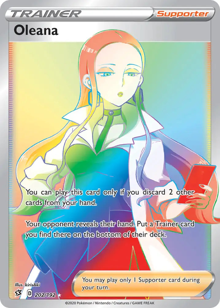 Oleana (202/192) [Sword & Shield: Rebel Clash] - Pokemon Single