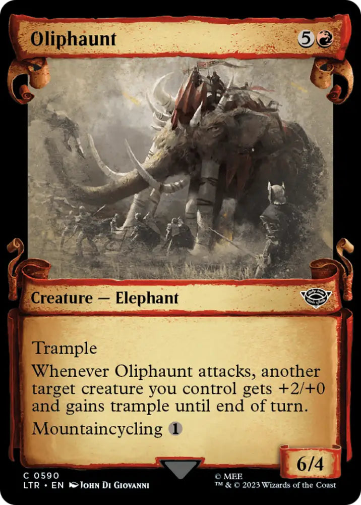 Oliphaunt [The Lord of the Rings: Tales of Middle-Earth Showcase Scrolls] - MTG Single