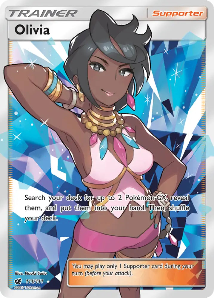 Olivia (111/111) [Sun & Moon: Crimson Invasion] - Pokemon Single