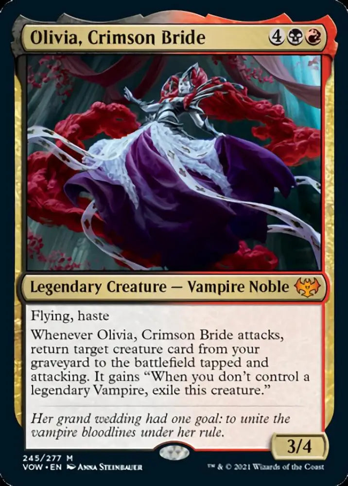 Olivia Crimson Bride [Innistrad: Crimson Vow] - MTG Single