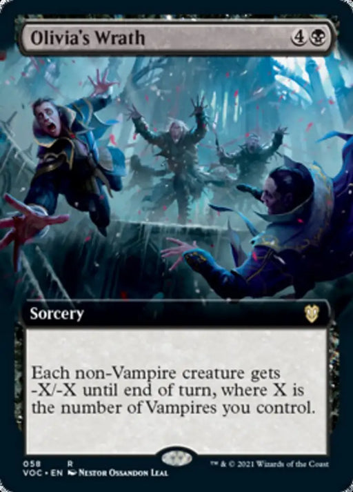 Olivia’s Wrath (Extended Art) [Innistrad: Crimson Vow Commander] - MTG Single