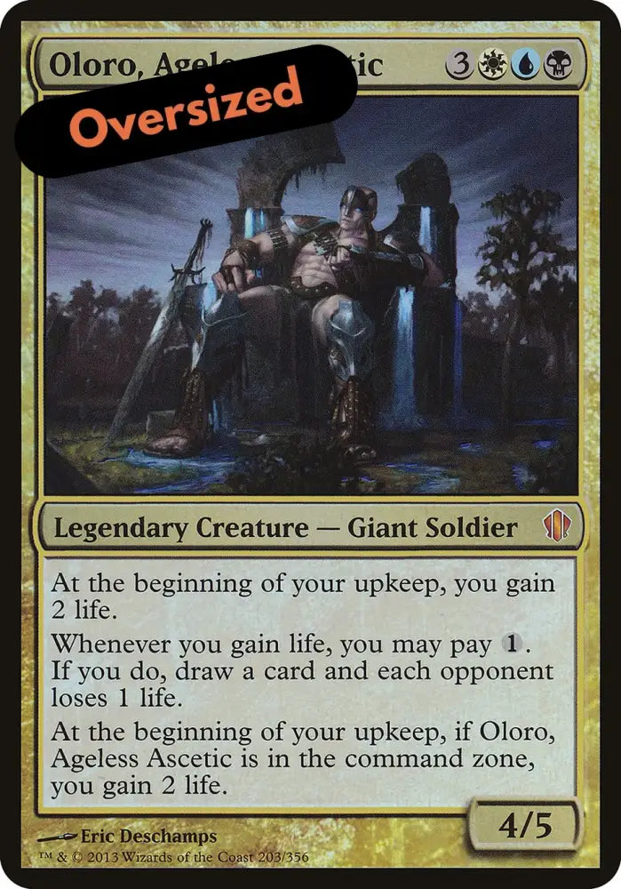 Oloro Ageless Ascetic (Oversized) [Commander 2013 Oversized] - MTG Single