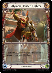 Olympia Prized Fighter (Marvel) [Heavy Hitters] Cold Foil - Flesh And Blood Single