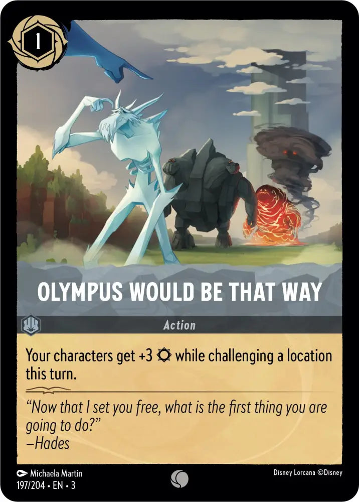 Olympus Would Be That Way (197/204) [Into the Inklands] - Lorcana Single