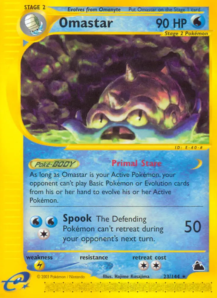 Omastar (23/144) [Skyridge] - Pokemon Single