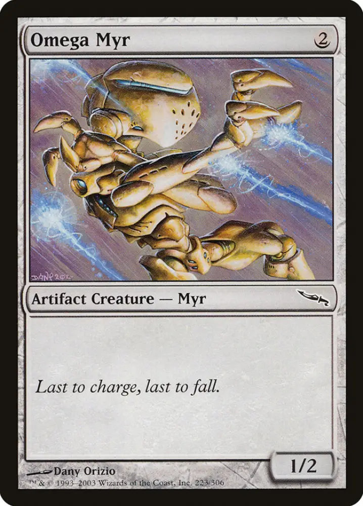 Omega Myr [Mirrodin] - MTG Single