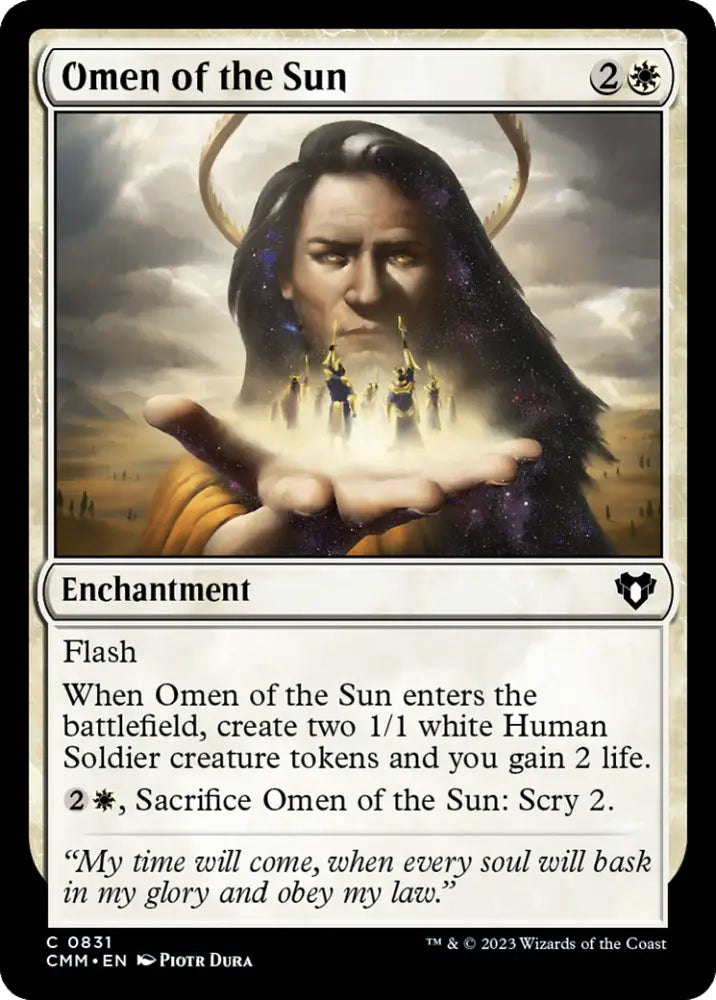 Omen of the Sun [Commander Masters] - MTG Single