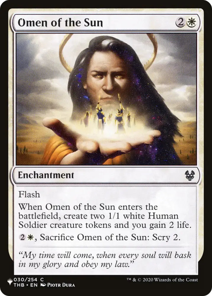 Omen of the Sun [The List] - MTG Single