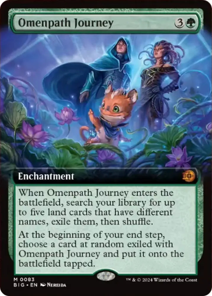 Omenpath Journey (Extended Art) [Outlaws of Thunder Junction: The Big Score] - MTG Single