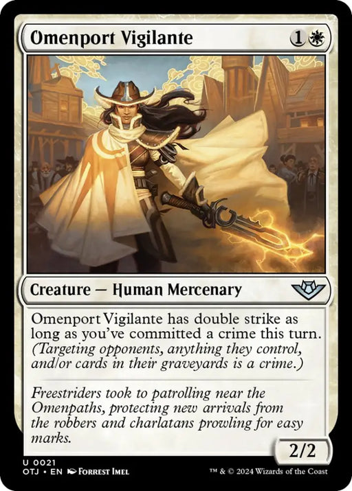 Omenport Vigilante [Outlaws of Thunder Junction] - MTG Single