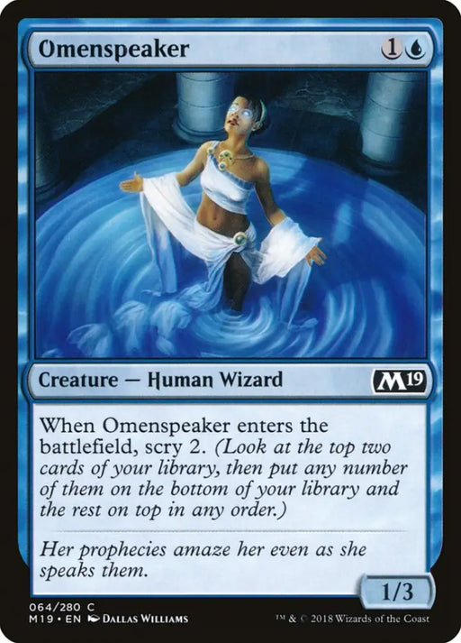 Omenspeaker [Core Set 2019] - MTG Single