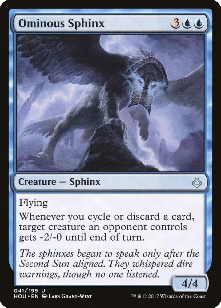 Ominous Sphinx [Hour of Devastation] - MTG Single