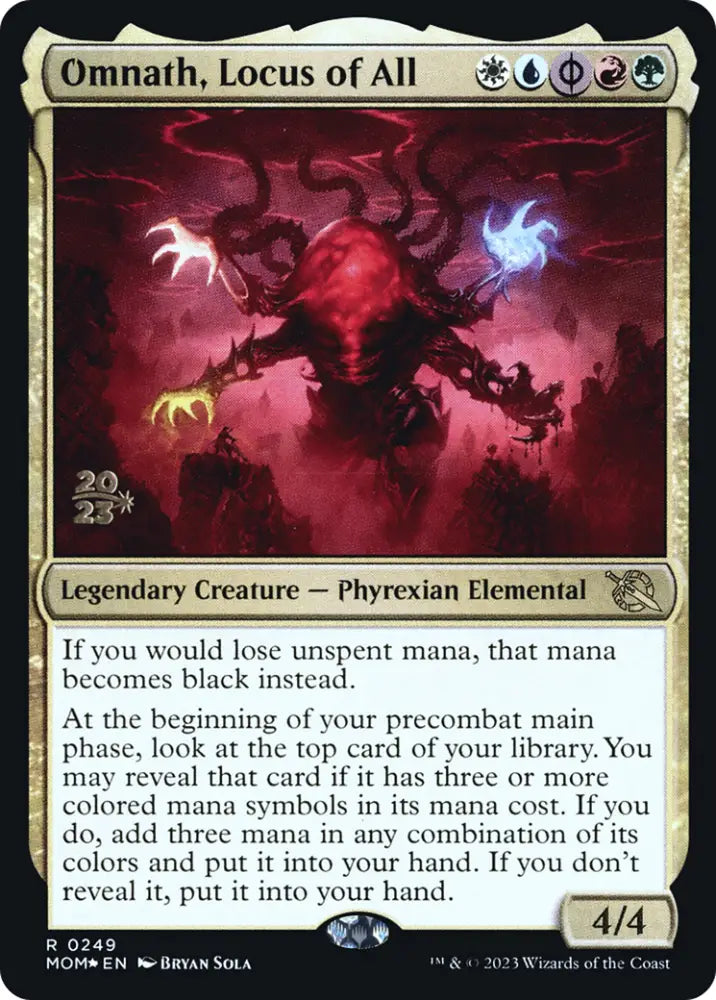Omnath Locus of All [March of the Machine Prerelease Promos] - MTG Single