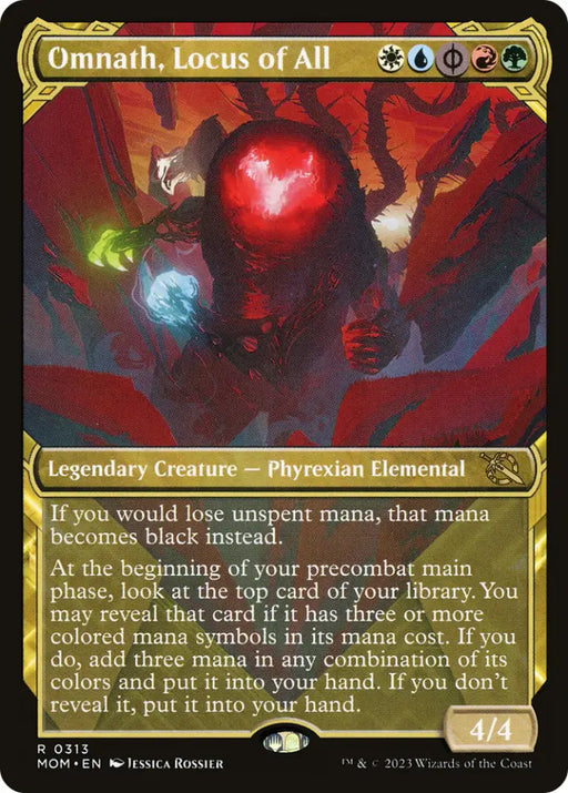 Omnath Locus of All (Showcase Planar Booster Fun) [March of the Machine] - MTG Single