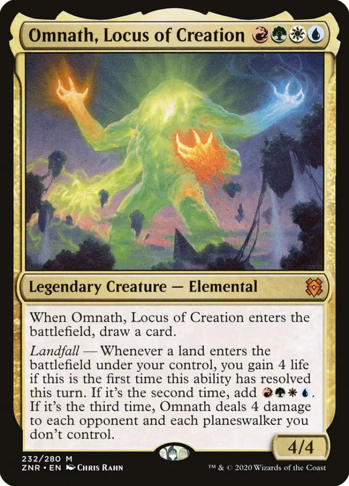 Omnath Locus of Creation [Zendikar Rising] - MTG Single