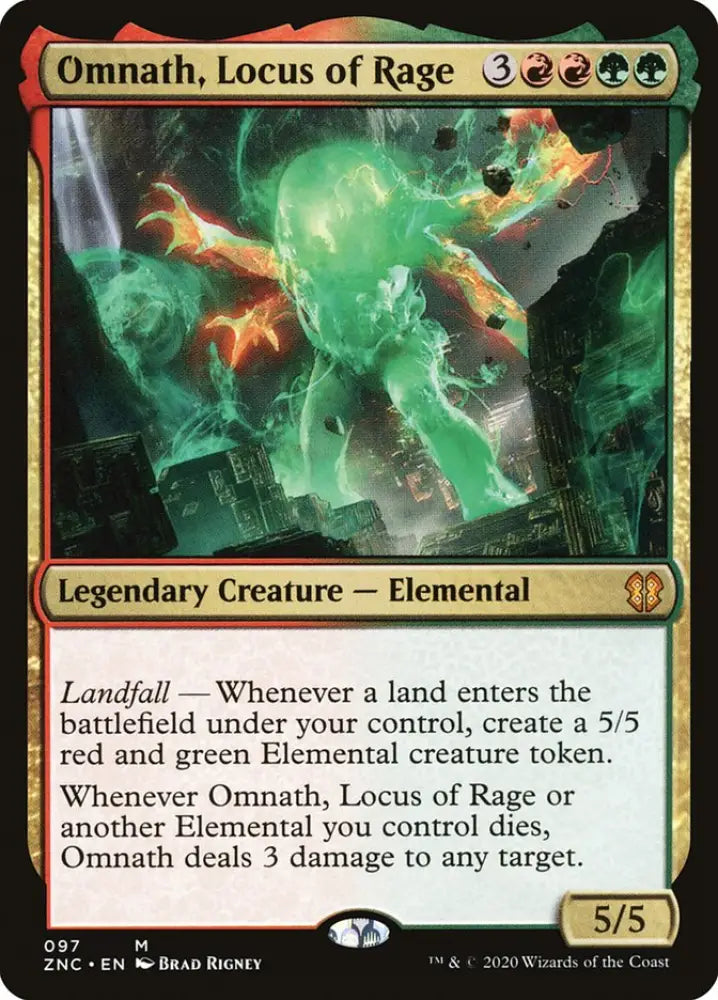 Omnath Locus of Rage [Zendikar Rising Commander] - MTG Single