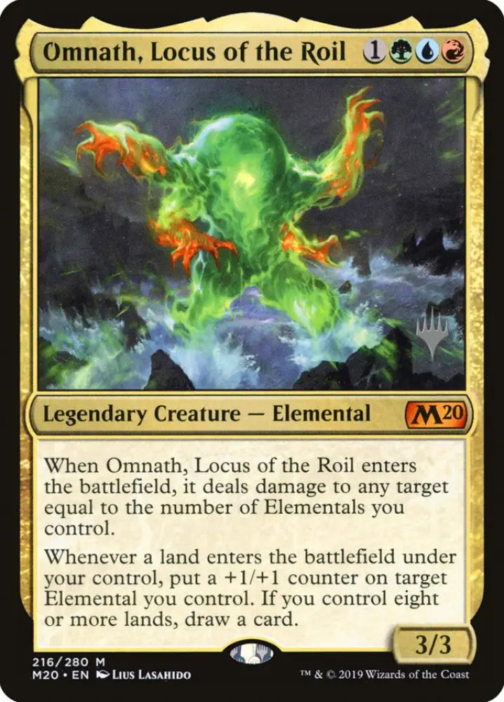 Omnath Locus of the Roil (Promo Pack) [Core Set 2020 Promos] - MTG Single