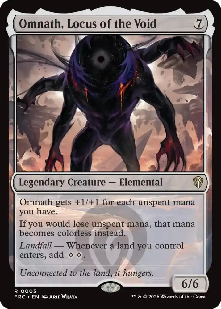 Omnath, Locus of the Void (3) [Reality Fracture Commander]