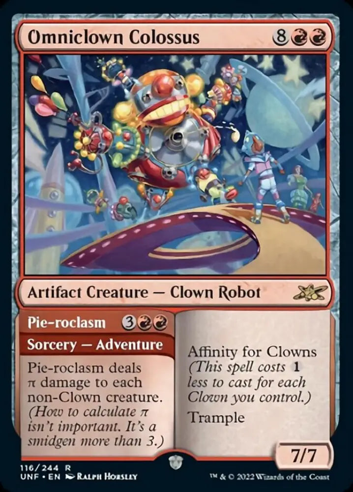 Omniclown Colossus // Pie-roclasm [Unfinity] - MTG Single