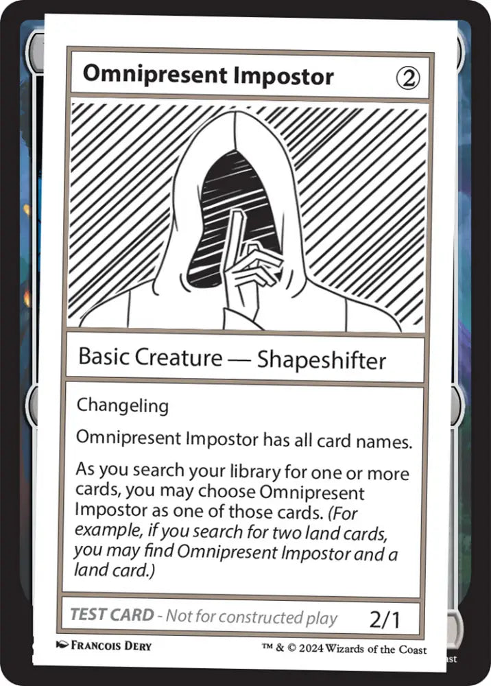 Omnipresent Impostor [Mystery Booster 2 Playtest Cards] - MTG Single