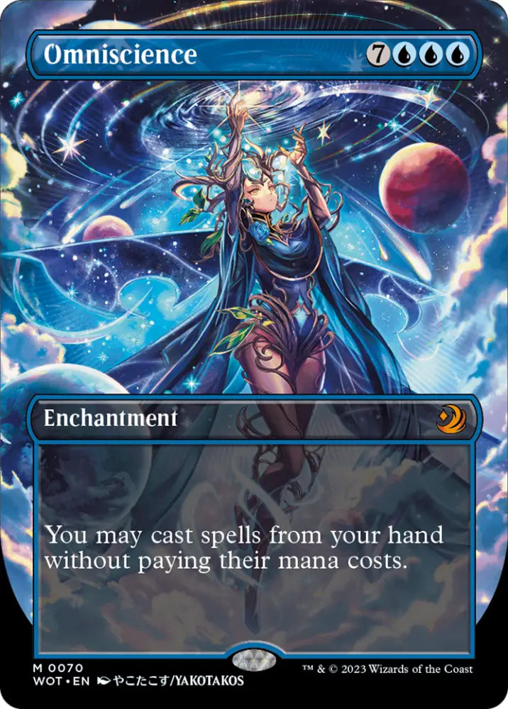 Omniscience (Anime Borderless) [Wilds of Eldraine: Enchanting Tales] - MTG Single