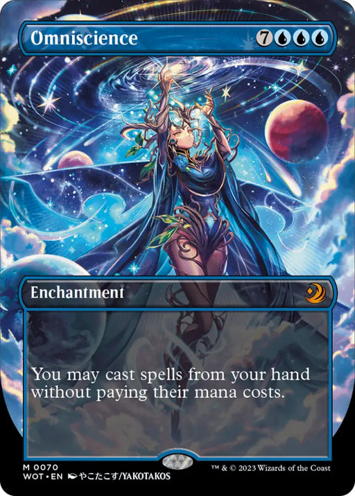 Omniscience (Anime Borderless) [Wilds of Eldraine: Enchanting Tales] - MTG Single