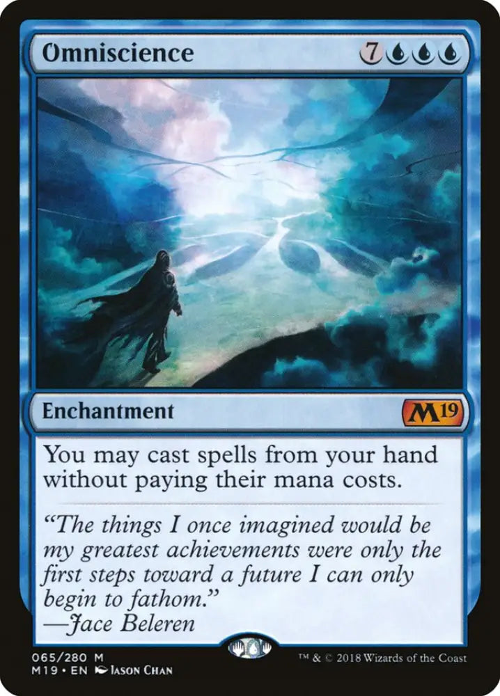 Omniscience [Core Set 2019] - MTG Single