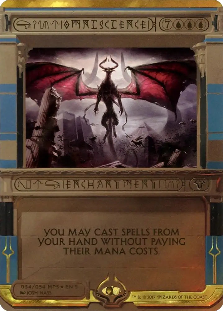 Omniscience (Invocation) [Amonkhet Invocations] - MTG Single